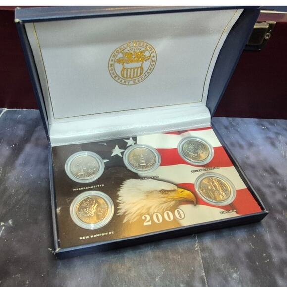 United States of America 50 States Quarters Framed Collection - Picture 3 of 12